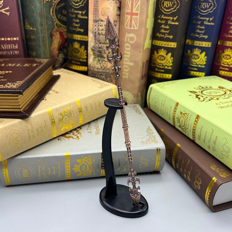 Black Thorn Replica - AC Odyssey Mercenary's Weapon 1:6 Zinc Alloy | Cursed Athenian Naval Relic | Hades-Inspired Edge for Greek Mythology Collectors - BlacksmithSONG