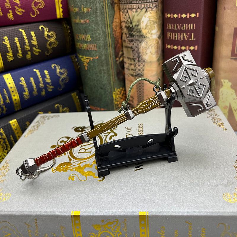 Iron Sledgehammer Replica - The Legend of Zelda Mining & Combat Tool 1:6 Scale | Goron-Crafted Zinc Alloy & Rustic Forged Finish | Death Mountain Ore Collector's Display - BlacksmithSONG