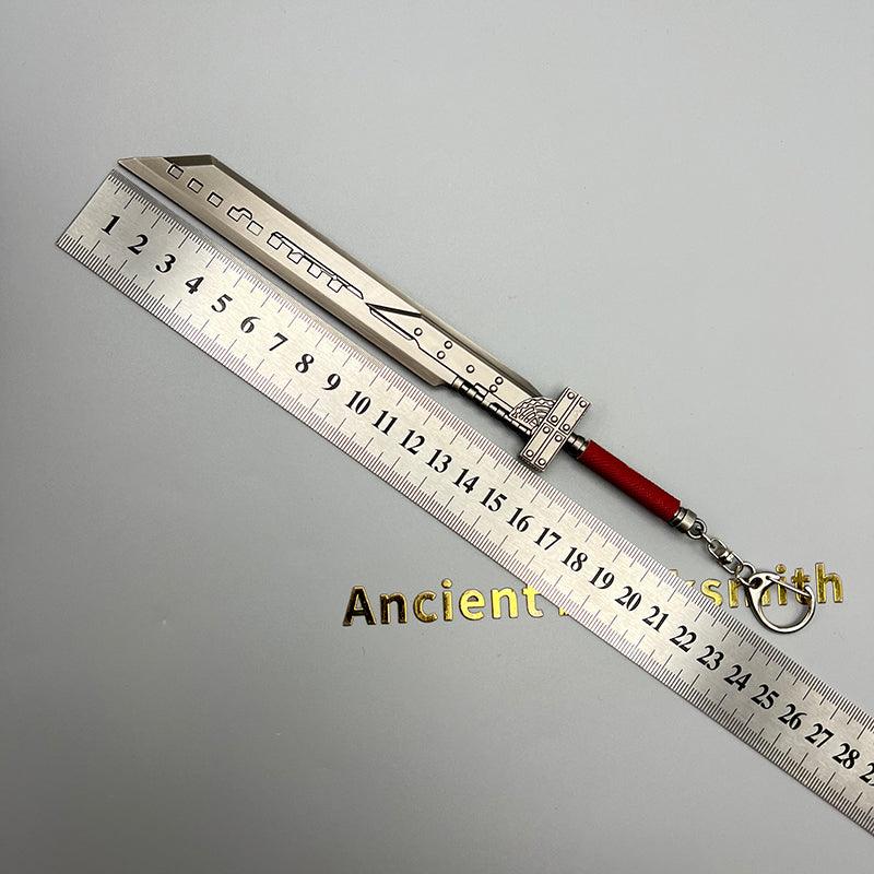 Fusion Sword Replica - Final Fantasy VII Cloud Strife's Modular Blade 1:6 Scale | Multi-Blade Zinc Alloy Assembly & Electrostatic Coating | Midgar Mercenary Display for FF7 Remake Enthusiasts - BlacksmithSONG