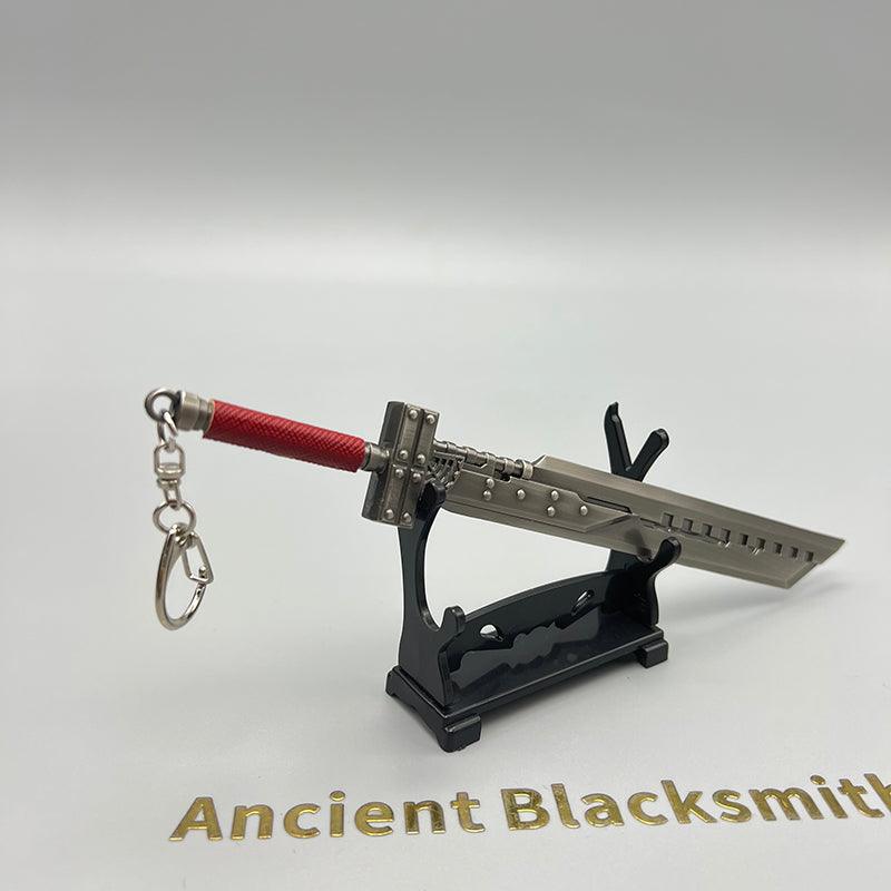 Fusion Sword Replica - Final Fantasy VII Cloud Strife's Modular Blade 1:6 Scale | Multi-Blade Zinc Alloy Assembly & Electrostatic Coating | Midgar Mercenary Display for FF7 Remake Enthusiasts - BlacksmithSONG