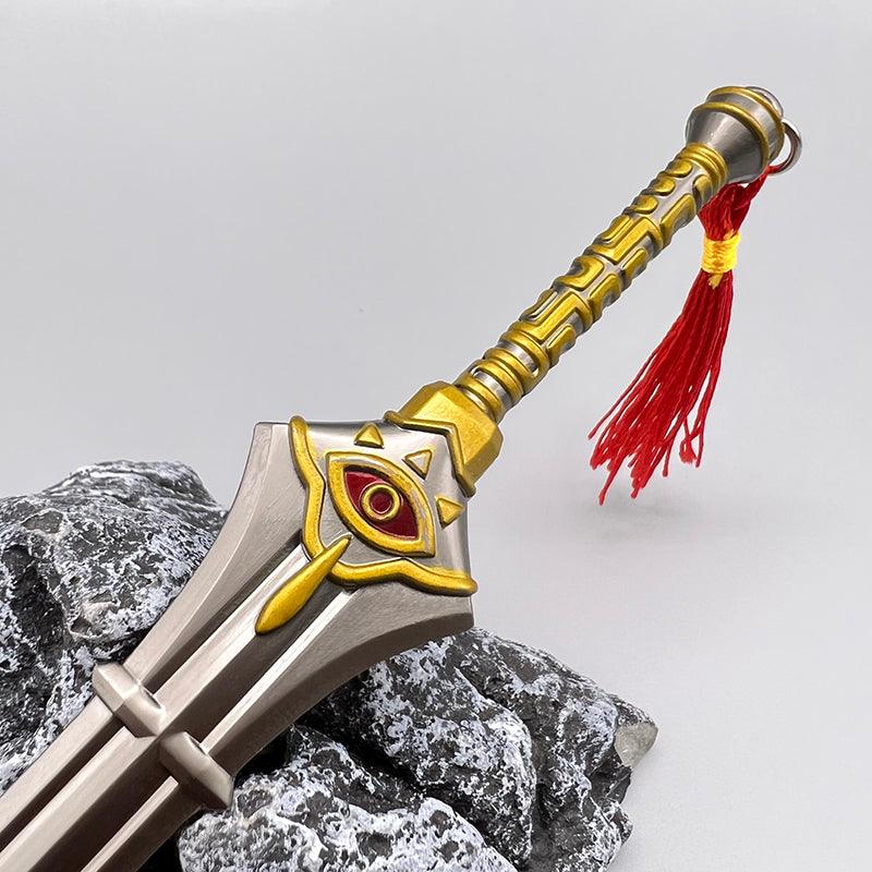 Edge of Duality Replica - The Legend of Zelda Breath of the Wild Dual-Edge Blade 1:6 Scale | Sheikah Tech-Inspired Zinc Alloy & Obsidian Finish | Hateno Village Blacksmith Artifact for Ancient Tech Hunters - BlacksmithSONG