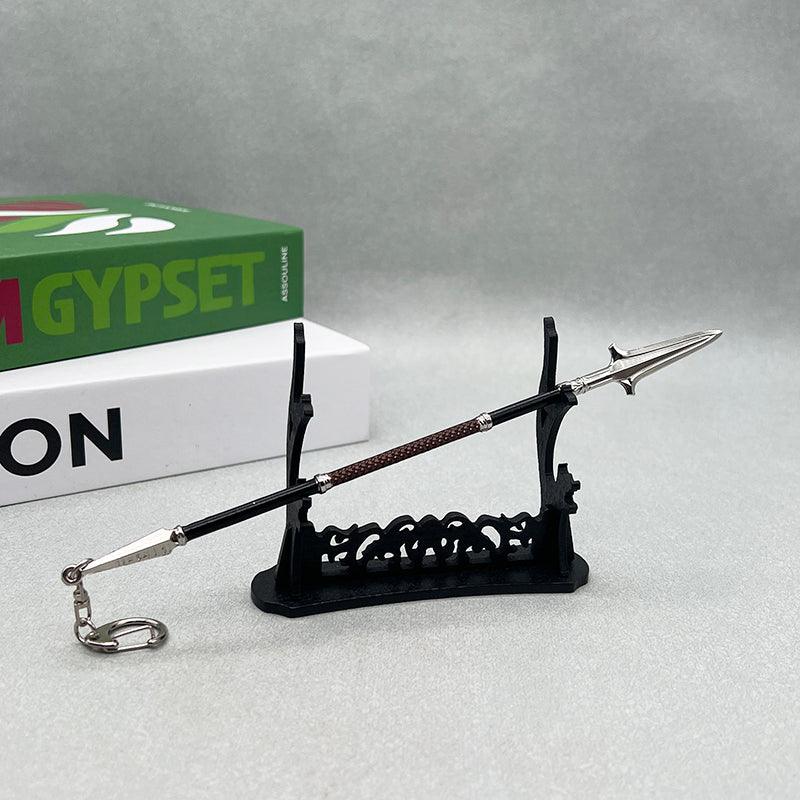 Spear of Leonidas - AC Valhalla x Odyssey Crossover 1:6 Scale | Spartan-Norse Mythical Hybrid | All-Father's Legacy Display for Timeline Explorers - BlacksmithSONG