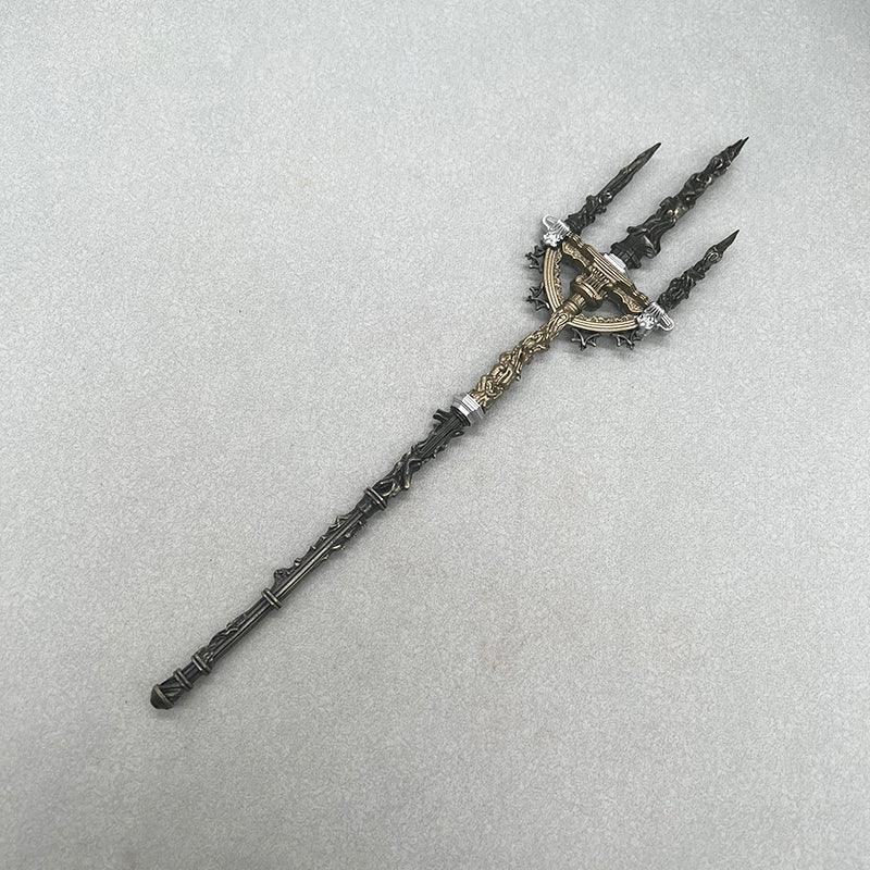 Elden Ring Trident Replica - Mohg's Lord of Blood Ritual Weapon | Zinc Alloy Collectible with Anti-Tarnish Finish - BlacksmithSONG